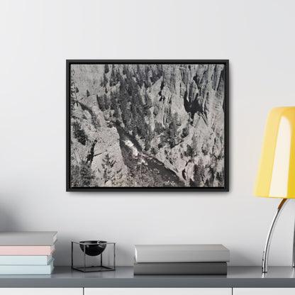Cleopatras Needle Gallery Canvas Wraps Horizontal Frame 20″ x 16″ Black 1.25"