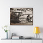 Concrete Worker Gallery Canvas Wraps Horizontal Frame 40″ x 30″ Walnut Premium Gallery Wraps (1.25″)