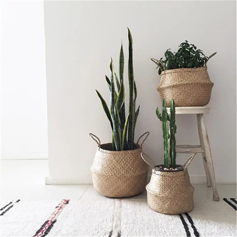 Handmade Bamboo Storage Basket