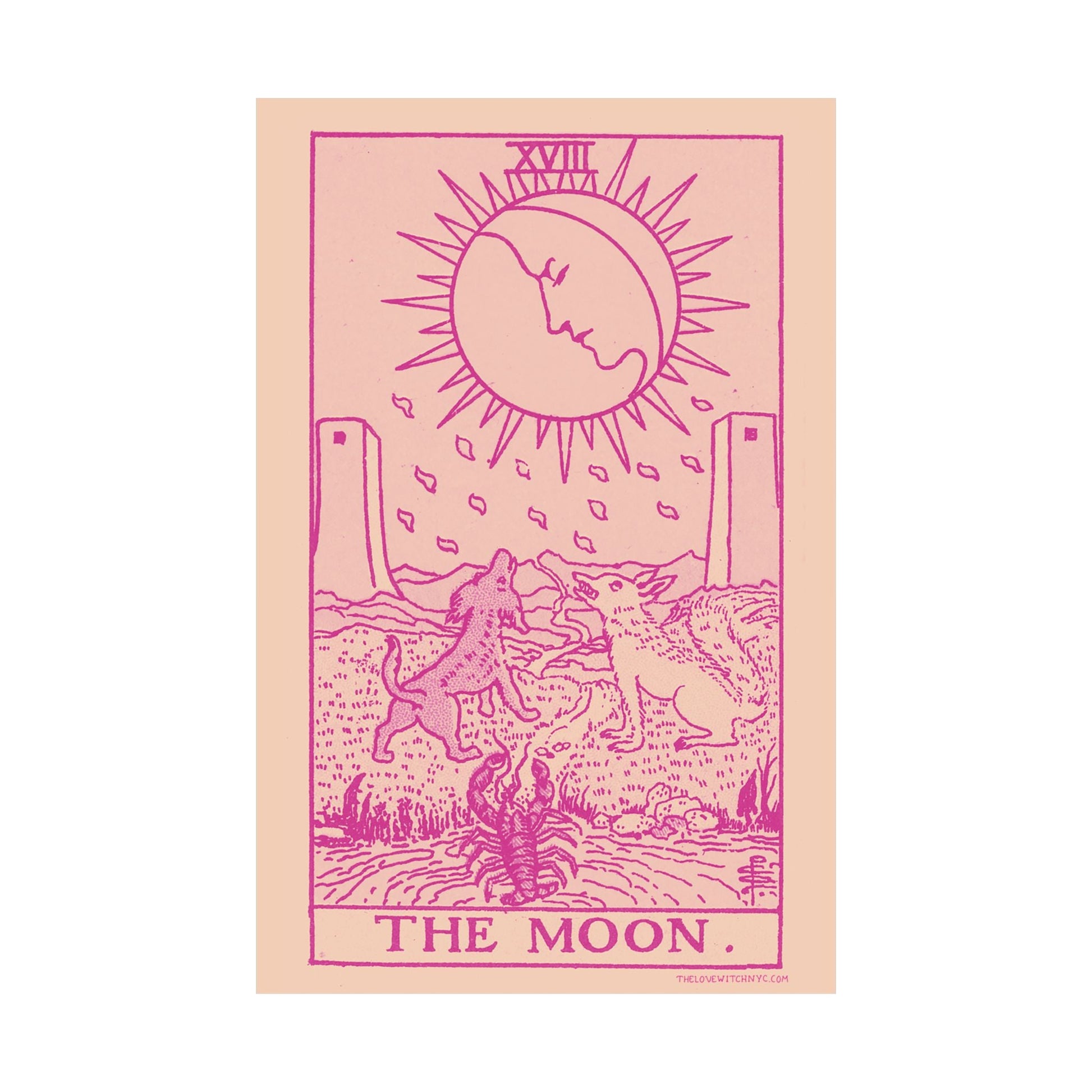 The Moon Tarot Card Poster by The Love Witch - 11" x 17" Matte - Poster