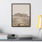 West Gallery Canvas Wraps Vertical Frame 16″ x 20″ Premium Gallery Wraps (1.25″) Walnut