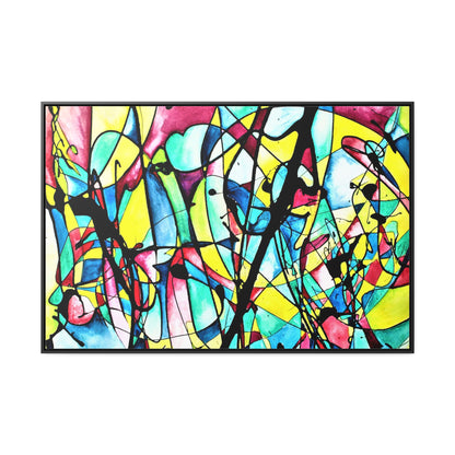 Alien Lady Gallery Canvas Wraps, Horizontal Frame 48″ x 32″ Black Premium Gallery Wraps (1.25″)