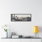 Boeing B-17 Bomber Gallery Canvas Wraps Horizontal Frame 36″ x 12″ Black 1.25"