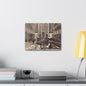 Rockefeller Plaza Canvas Gallery Wraps 16″ x 12″ 1.25"