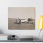 Army Pursuit Plane Ames Airport 1939 Canvas Gallery Wraps 24″ x 20″ 1.25"