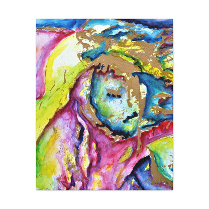 Mothers Face Stretched Canvas 1.5" 24″ x 30″