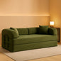 Green Convertible Sofa Bed With Removable Armrests- ShipItFurniture- {{Product type}}