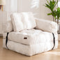 MAXYOYO Convertible L-Shaped Sleeper Sofa - Beige Large - sofa bed