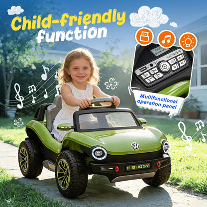 12V Licensed Volkswagen Beetle Kids Ride On Electric Car - - Kids Bikes & Riding Toys