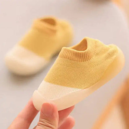 First Walker Kids Soft Rubber Sole Baby Shoe yellow 2-4 Years