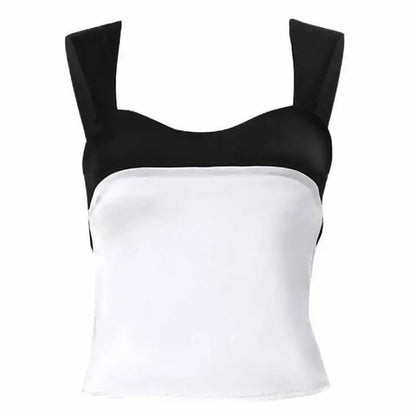 Women Satin Clothes Camisole Crop Tops Summer Kia Day Design