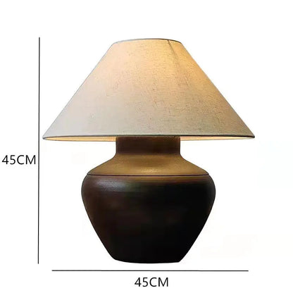 Zhongshan Ceramic Table Lamp - Vintage Japanese Style Kia Day Design