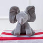Interactive Peek-A-Boo Elephant Plush Toy - Grey - Toy
