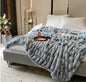 Luxury Faux Rabbit Fur Winter Blanket Kia Day Design
