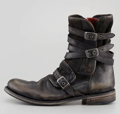 Men's Casual Short Zipper Boots