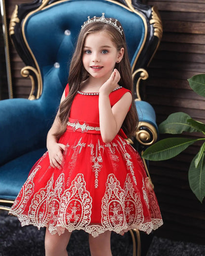 Girls Christmas Sequin Tutu Dress