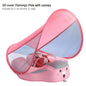 Non Inflatable Baby Float 3D Pink Canopy