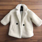 Kids Autumn And Winter Coat White 100cm