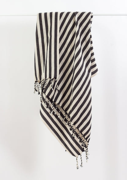 Zebra Cotton Linen Towel - - Towels