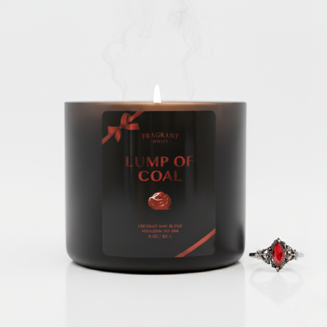 Lump of Coal - Jewel Candle - Ring - Jewel Candle