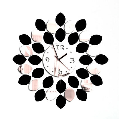 Retro Mirror Wall Clock