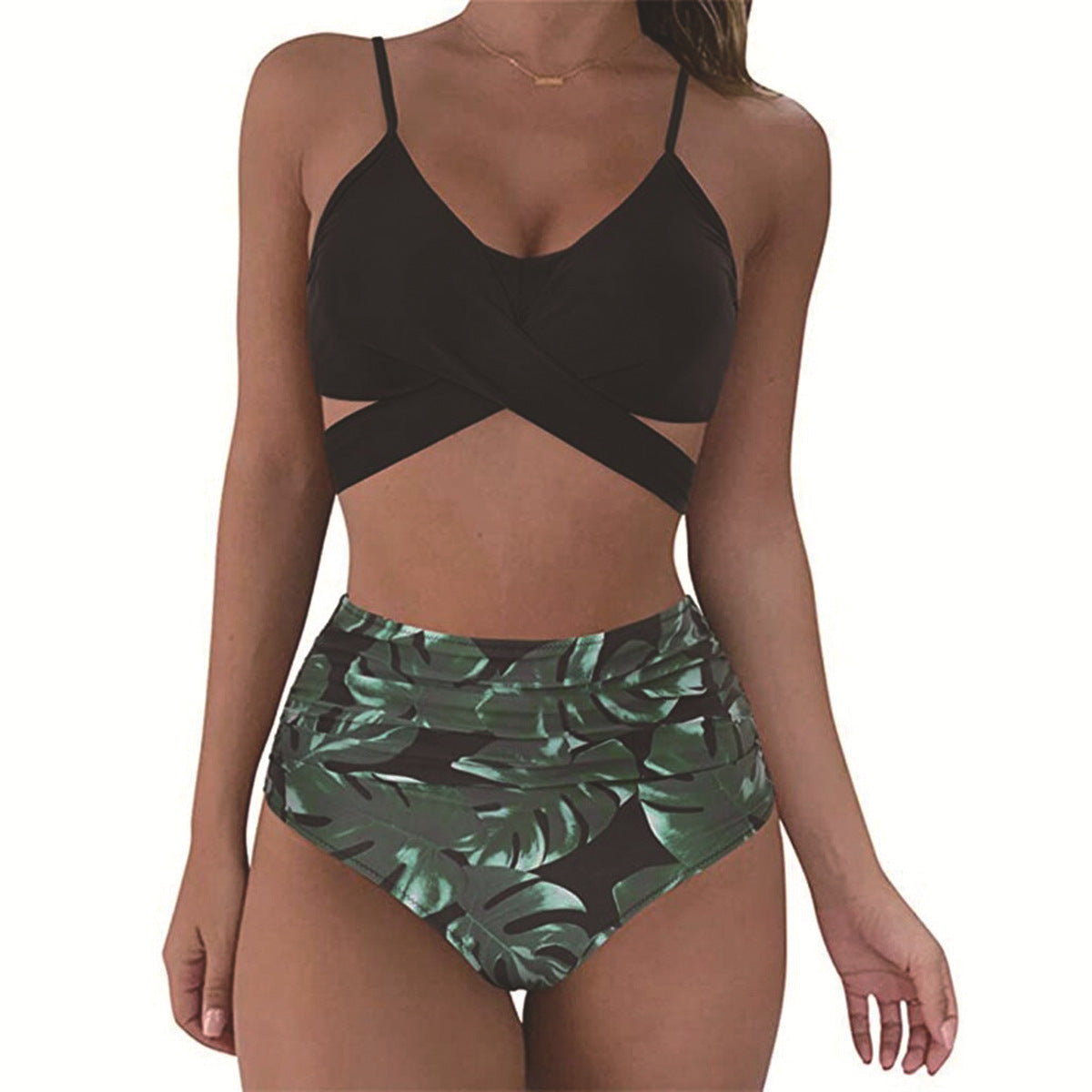 Summer  Floral Bikinis Print Swimwear Push Up Bikini