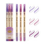 3Pcs Twin Marker Pens Fine Liner Water Based Ink Blendable Watercolor purple