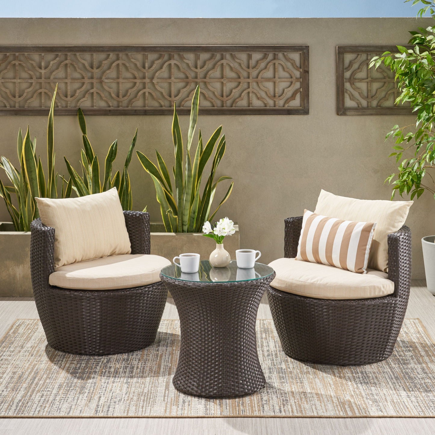 Kono - Chat Set Outdoor Furniture- Unique Piece Furniture- {{Product type}}