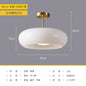 Nordic Brass Ceiling Light for Vintage Japanese Balcony - 40cm white +36W (upgrade all copper) Warm Light - light
