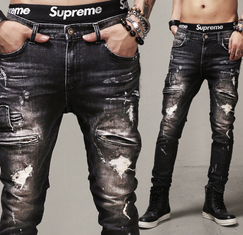 Riders Edge Distressed Denim - 28 - jeans