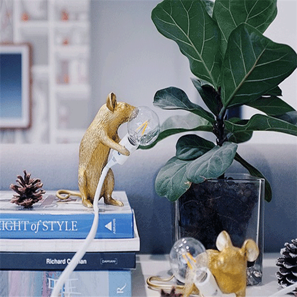 Chic Nordic Mouse Table Lamp - - table light