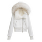 Womens Retro Cardigan Versatile Casual Jacket - White L - jacket