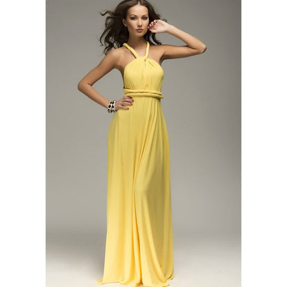 Long Wrap Dress - - dress