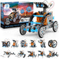 EcoBots Solar STEM 12-in-1 Robot Kit - 12in1-grey - robotics kit