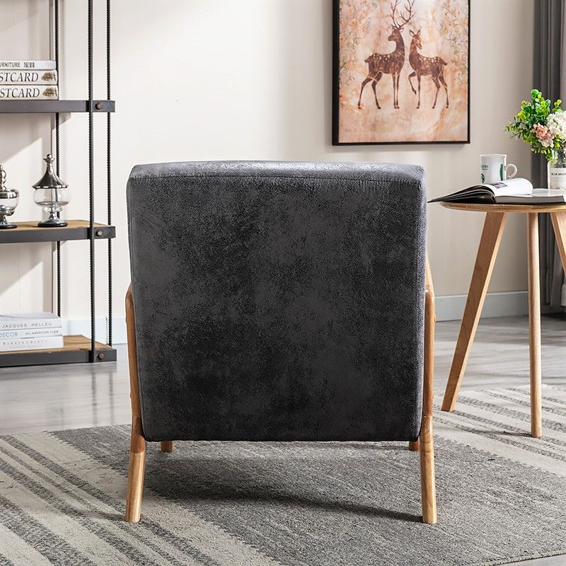 Classic Mid-Century Modern Accent Chairs, Open Framed Armchair With Cushioning- Unique Piece Furniture- {{Product type}}