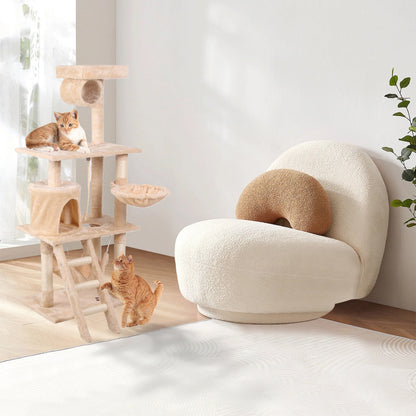 Cream Cat Climbing Tree - - cat tree