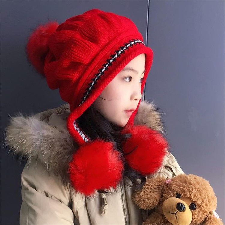 Chic Family Fleece Caps - Red - hat