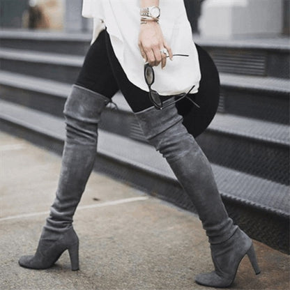 High Boots Winter Shoes - - heeled boots