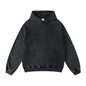 Thickened Washed Old Gradient Solid Color Batik Hooded Sweater For Men - Kia Day Design