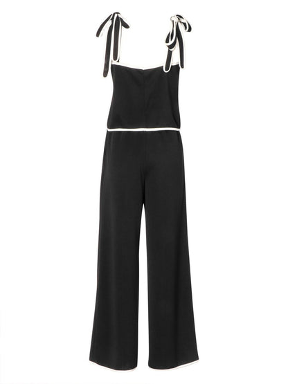 Tie Shoulder Cami and Wide Leg Pants Set- Shopimist- {{Product type}}