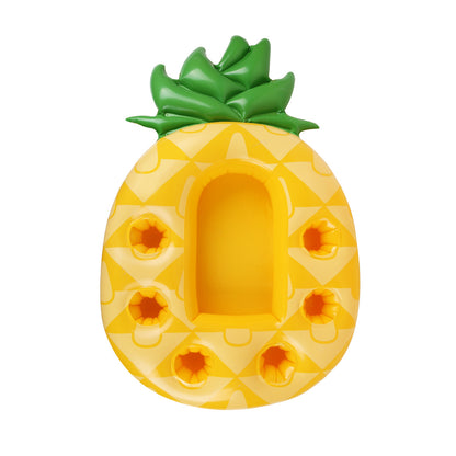 Pineapple Pool Drink Holder & Floating Snack Tray - - pool float