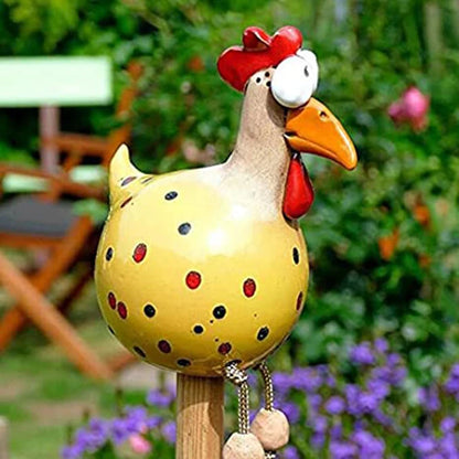 Daze Rooster Hen Resin Statue Garden Figurines for Outdoor Interior Decoration