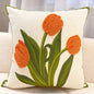 Floral Embroidered Pillow - Kia Day Design
