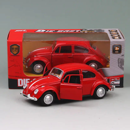 Boxed Volkswagen Beetle Diecast Model Car - Kia Day Design
