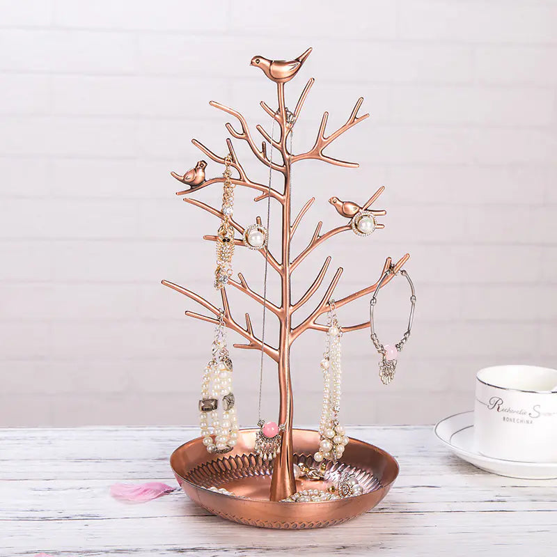 Creative Metal Jewelry Display Stand with Bird Design Kia Day Design