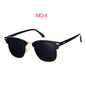 Classic Brand Designer Vintage Square Sun Glasses black black