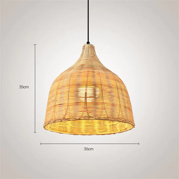 Japanese Bamboo Pendant Lamps