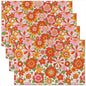 Vintage Floral jejeloiu Placemat Set - Multi 28 12x18 Inches - placemat