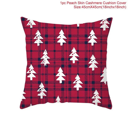 Cartoon Christmas Pillow Cover Kia Day Design
