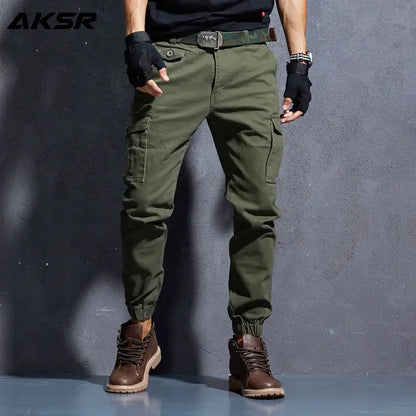 Men's Slim Fit Solid Color Pants - Kia Day Design